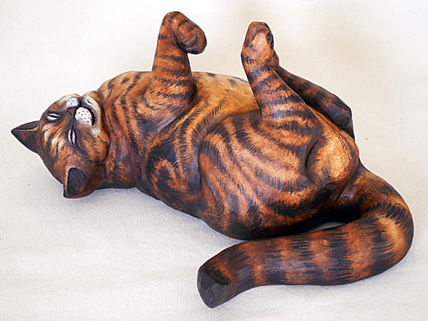 3D Sleeping Cat