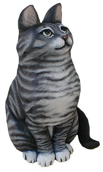3D Seated Cat