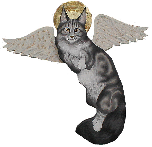 Lifesized Cat Angel