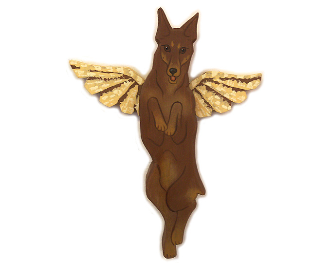 Red Doberman Angel