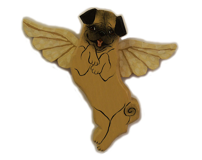 Fawn Pug Angel